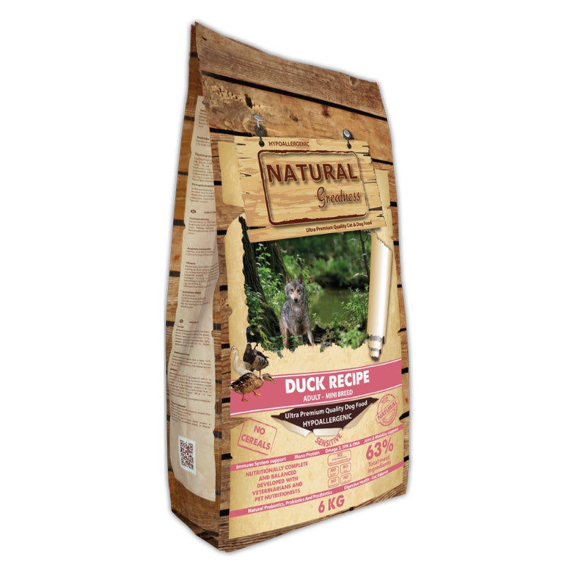 NATURAL GREATNESS PATO PERROS MINI 2 KG