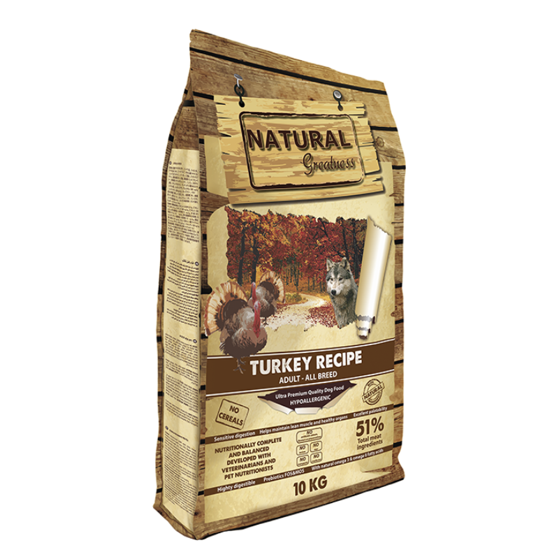 NATURAL GREATNESS PAVO PERROS 10 KG