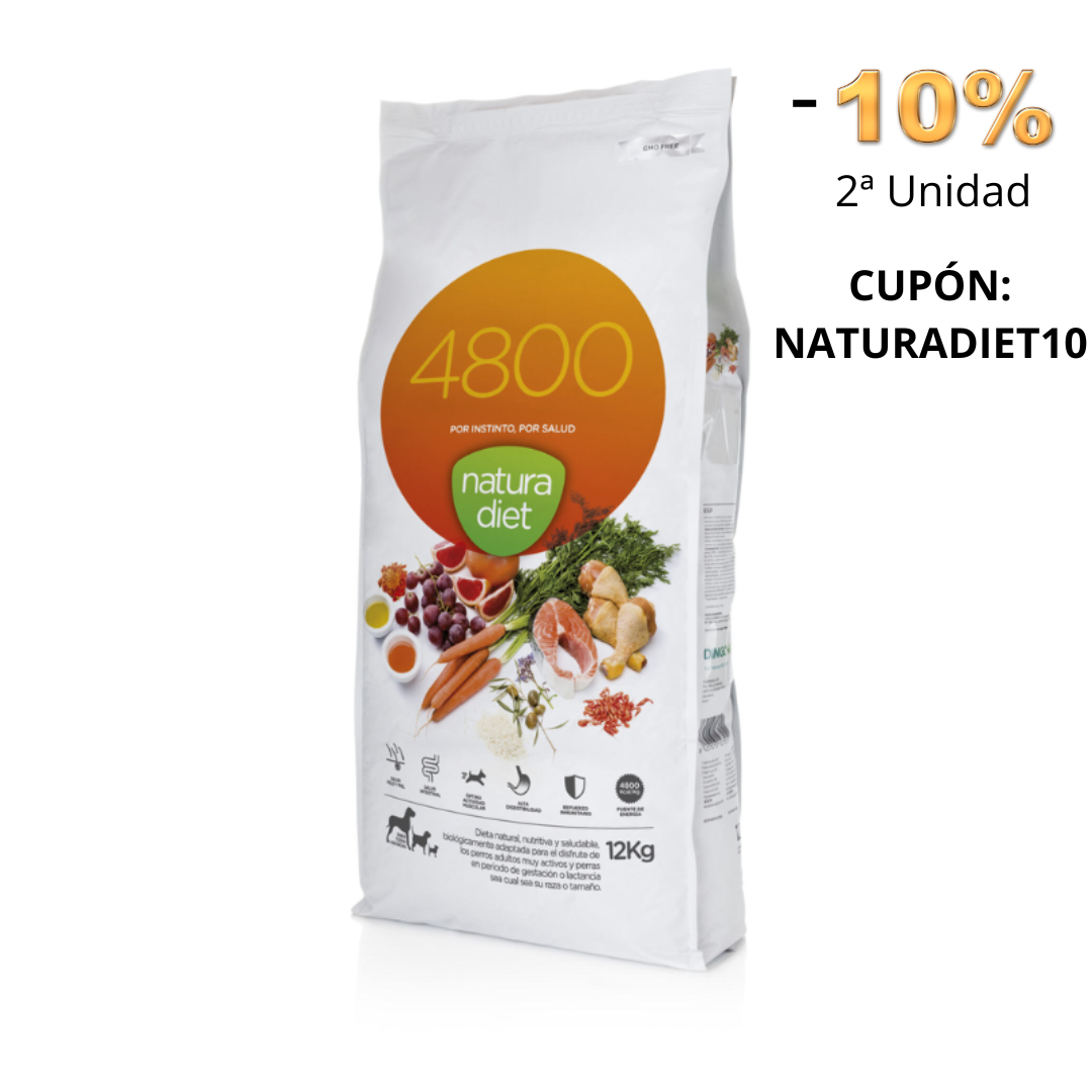 NATURA DIET PERROS 4800 12 KG