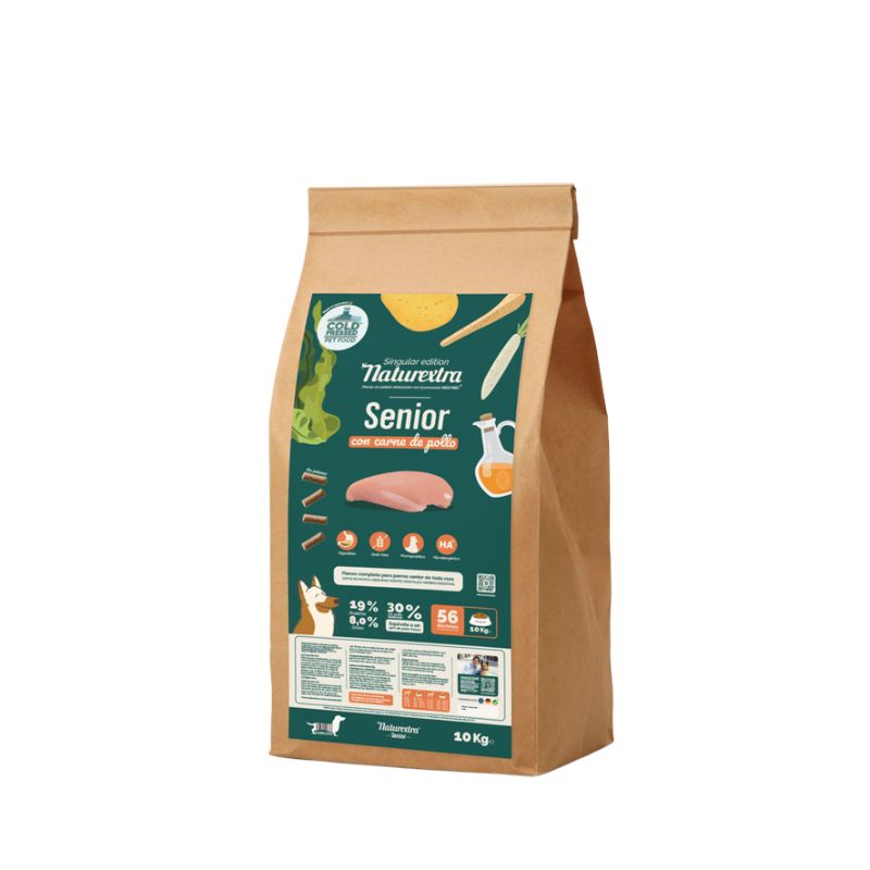 NATUREXTRA PIENSO PRENSADO EN FRIO PERROS LIGHT SENIOR