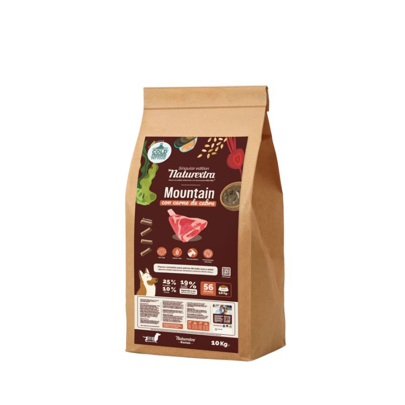 NATUREXTRA PIENSO PRENSADO EN FRIO PERROS MOUNTAIN CABRA
