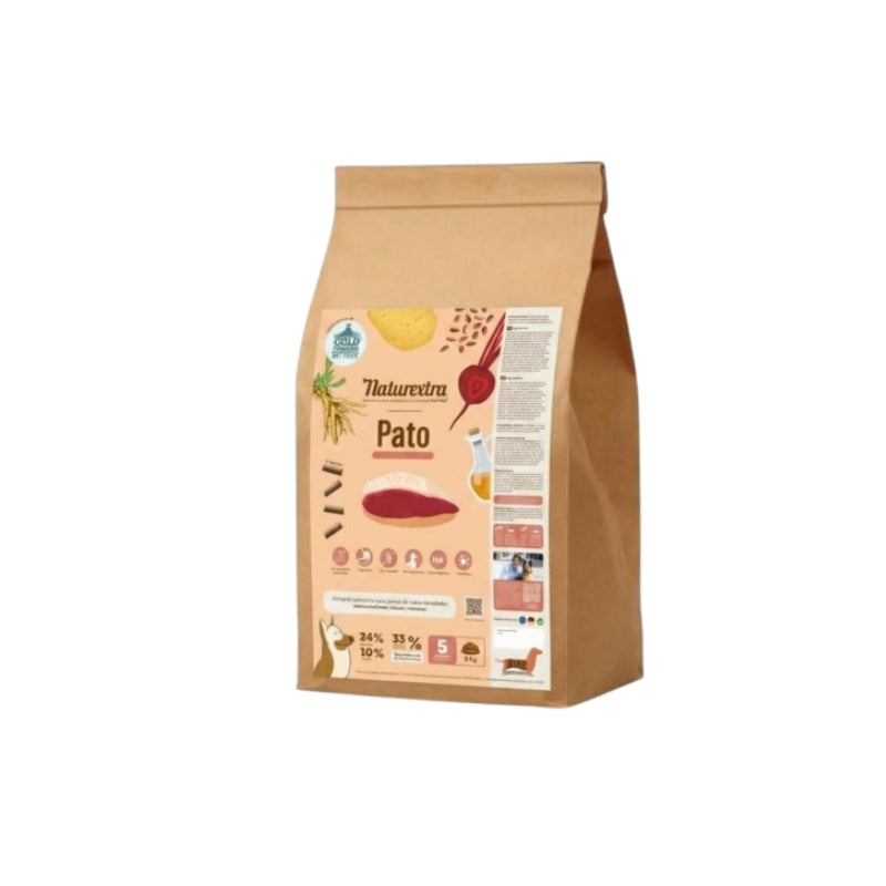NATUREXTRA PIENSO PRENSADO EN FRIO PERROS PATO 5 KG