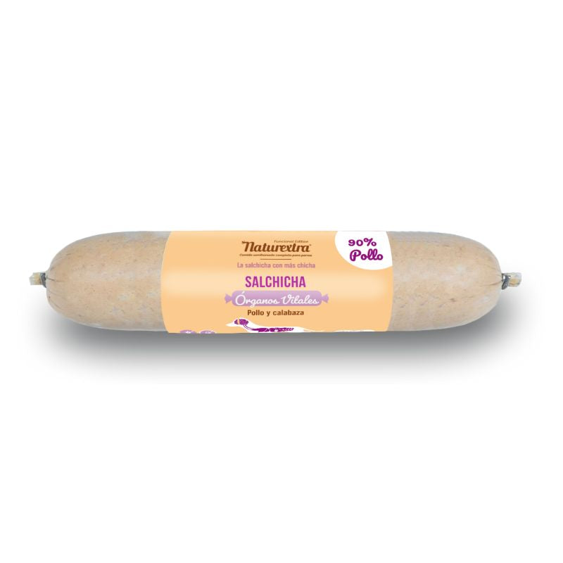 NATUREXTRA SALCHICHA ORGANOS VITALES PERROS 6 X 500 G