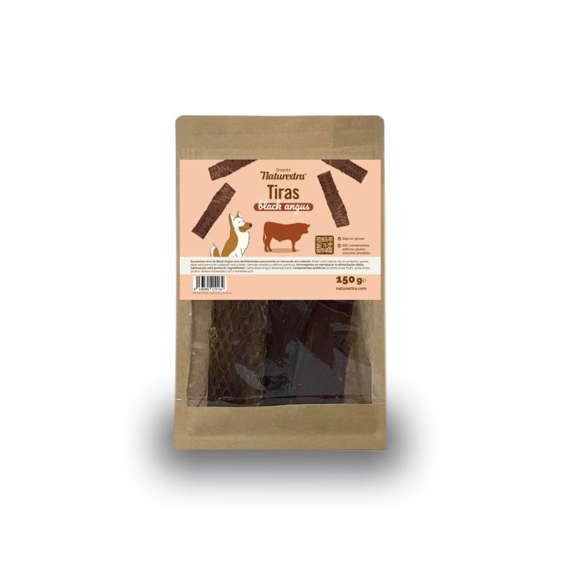 NATUREXTRA TIRAS DE CARNE BLACK ANGUS 150 G