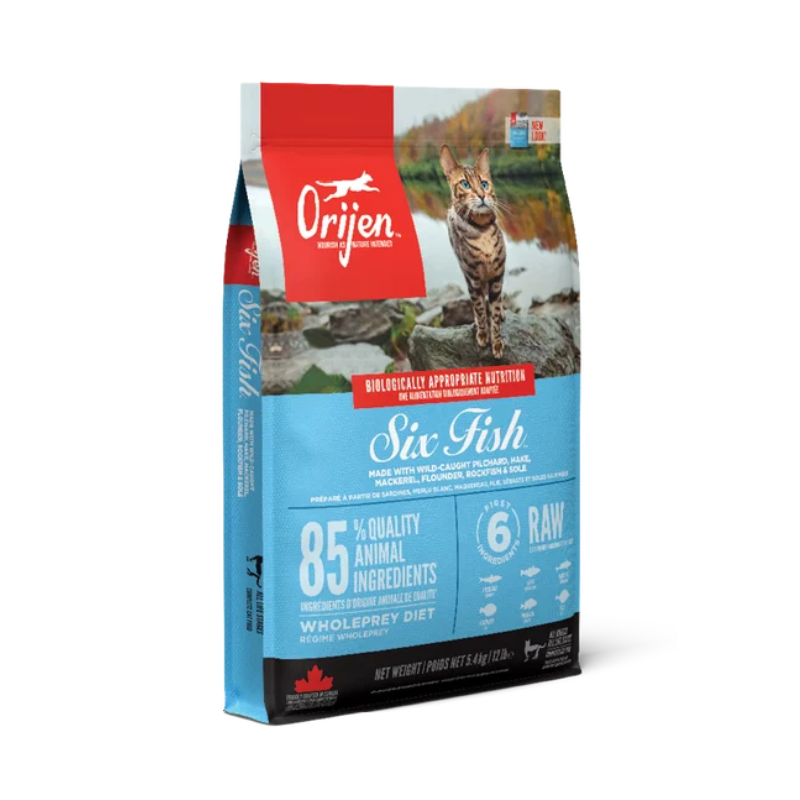 ORIJEN GATOS SIX FISH 5,4 KG