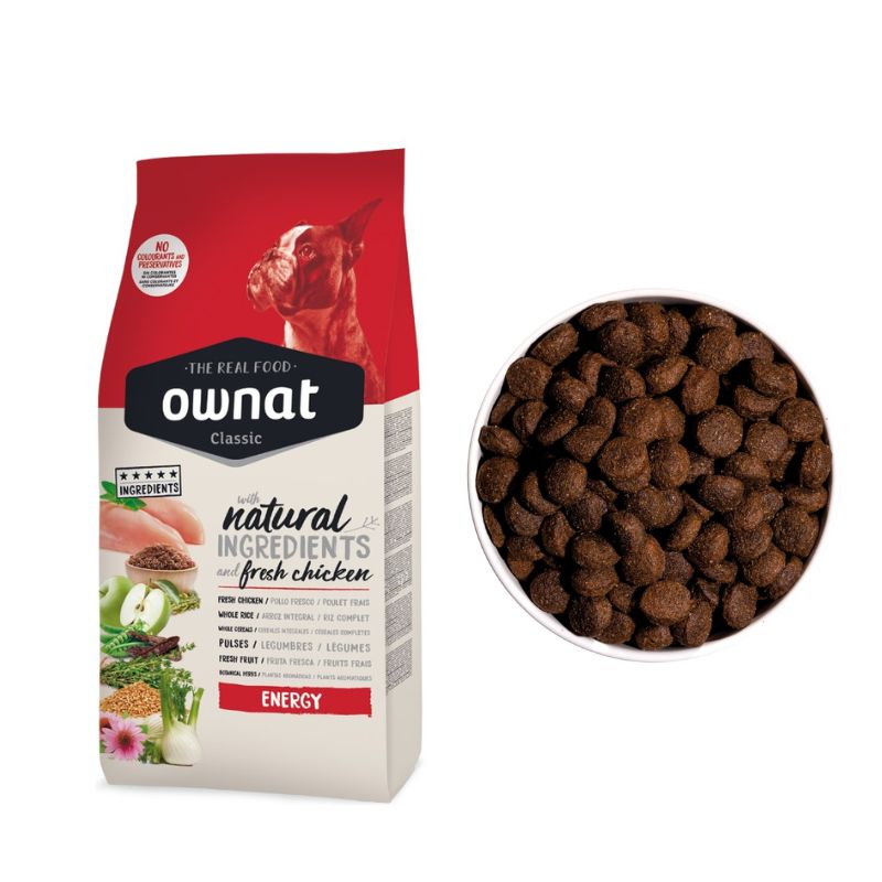 OWNAT CLASSIC PERRO ENERGY 20 KG