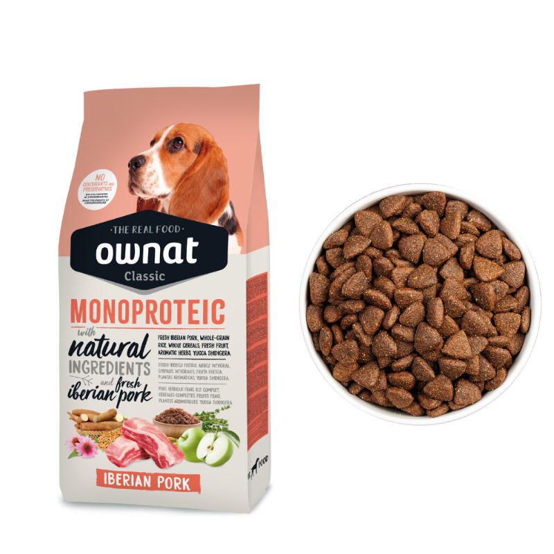 OWNAT CLASSIC PERRO MONOPROTEICO CERDO IBERICO 12 KG
