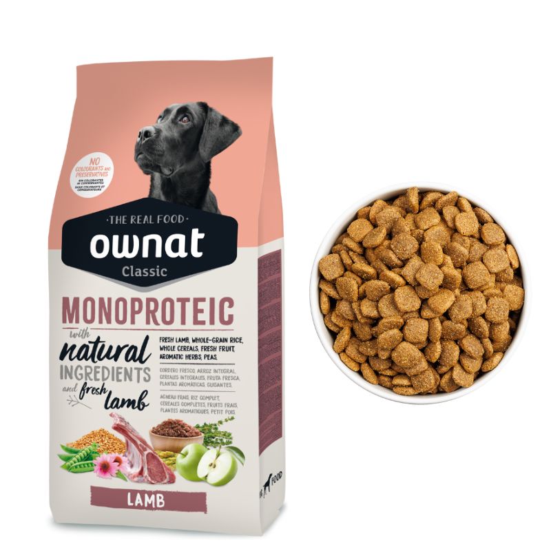 OWNAT CLASSIC PERRO MONOPROTEICO CORDERO 12 KG