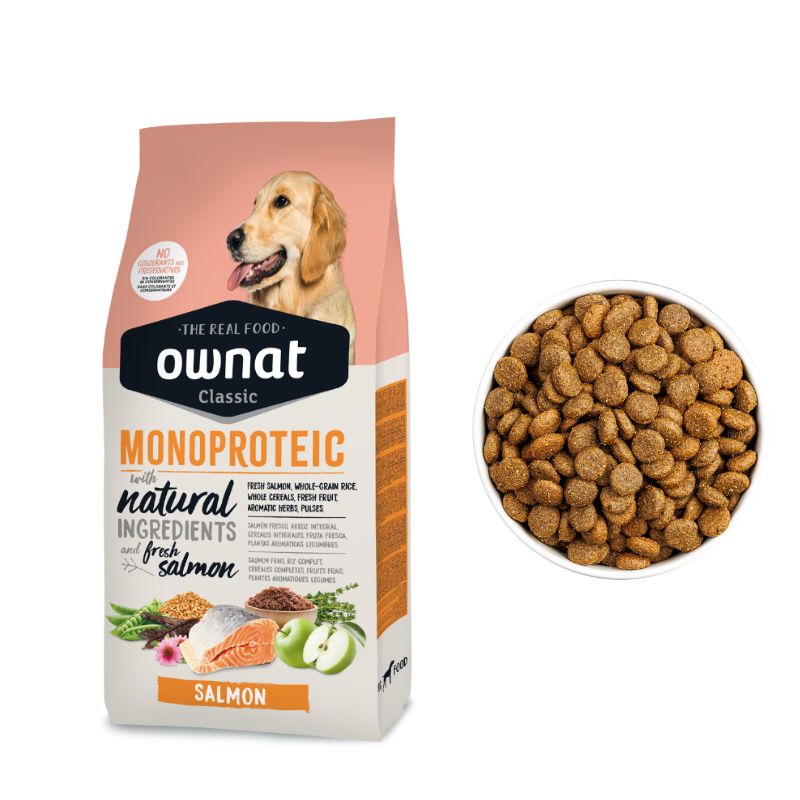 OWNAT CLASSIC PERRO MONOPROTEICO SALMON 12 KG