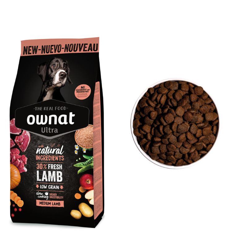 OWNAT ULTRA PERRO MEDIUM CORDERO 12 KG