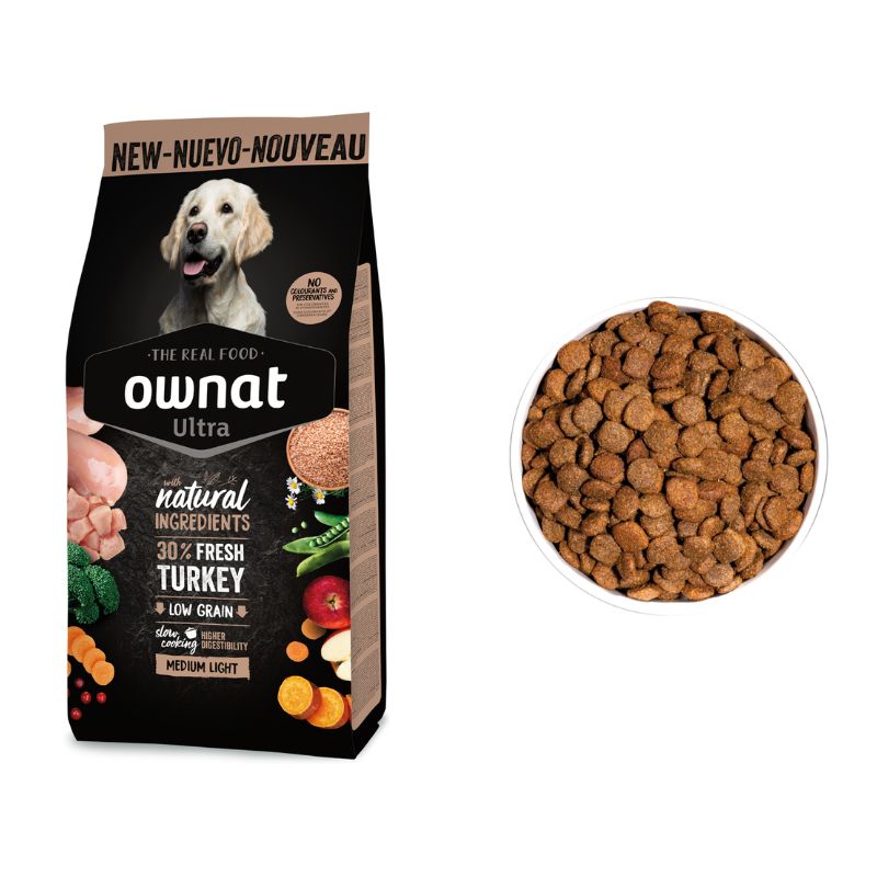 OWNAT ULTRA PERRO MEDIUM LIGHT 12 KG