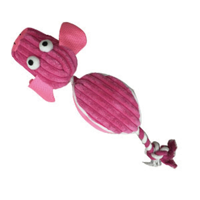 PELUCHE CERDITO ROSA PERRO CON CUERDA 38 CM