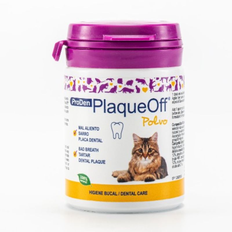 PLAQUE OFF POLVO GATO SALUD DENTAL 40 G