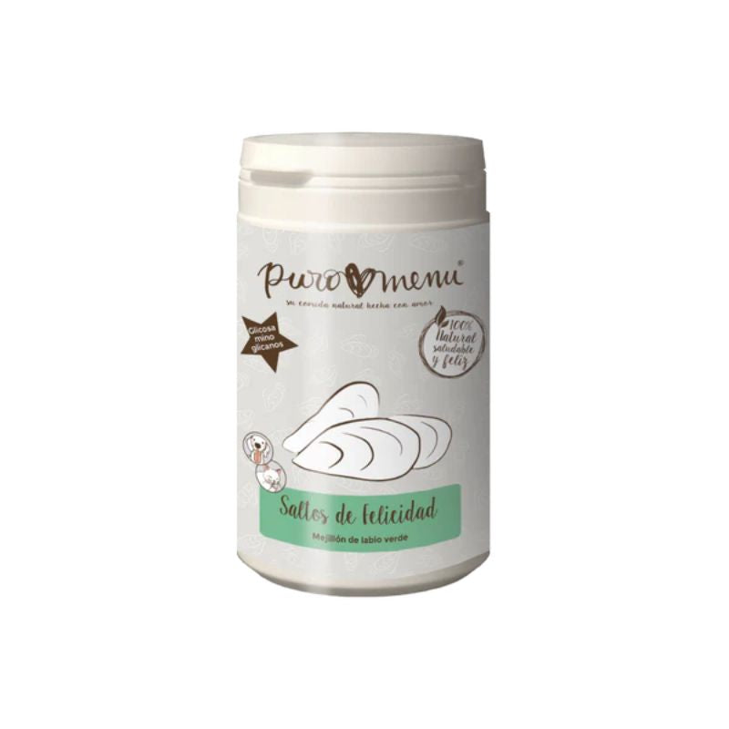 SALTOS DE FELICIDAD MEJILLON DE LABIO VERDE PUROMENU 3 X 150 G