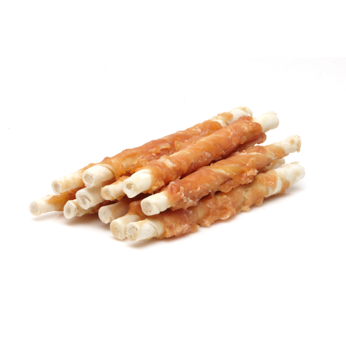 SNACK NATURAL PERROS PALITOS DE RAWHIDE CON POLLO 2 X 500 G
