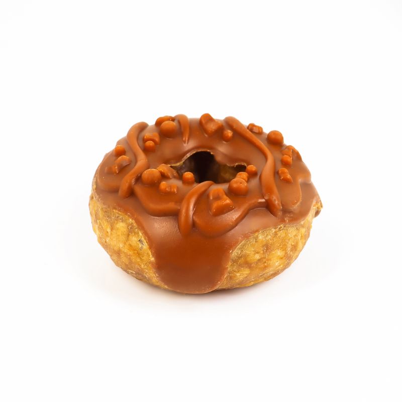 SNACK PARA PERROS DONUTS CON ZANAHORIA Y POLLO 7 CM 20 UNIDADES