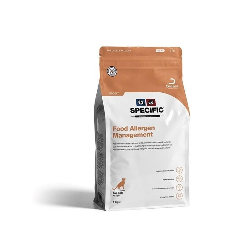 SPECIFIC GATOS ADULTOS FDD-HY FOOD ALLERGEN MANAGEMENT 2KG