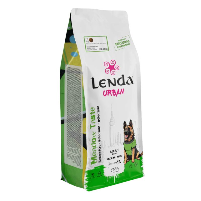 LENDA PERROS URBAN MAXI MEADOW TASTE CORDERO 15 KG