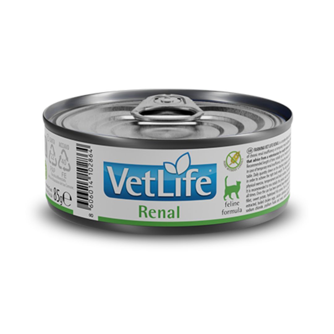 VET LIFE COMIDA HUMEDA GATOS RENAL 12 X 85 G