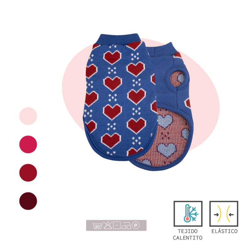 JERSEY PERROS PUNTO MI&DOG CORAZONES