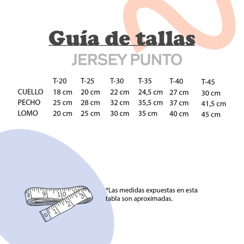 JERSEY PERROS PUNTO MI&DOG CORAZONES